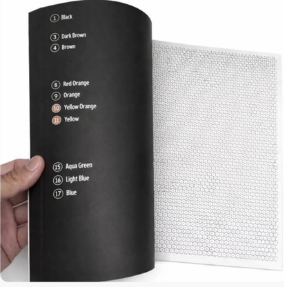 Libro antiestrés color por números